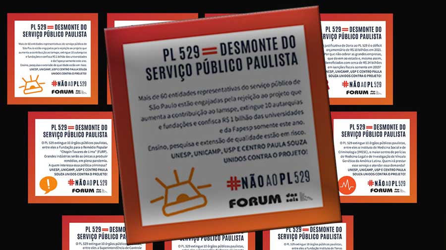 Cards contra o PL 529 mostram papel de órgãos ameaçados e números que o governo não mostra. Compartilhe
